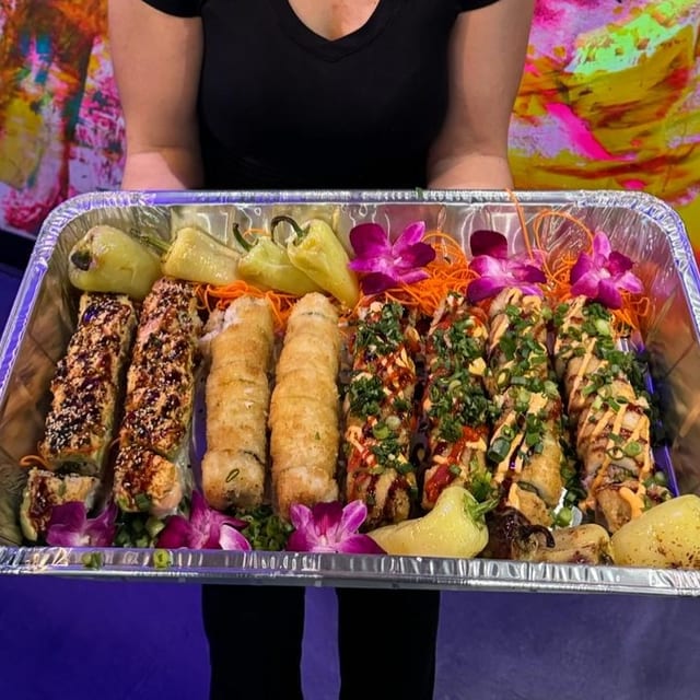 5 Sushi Roll Tray.