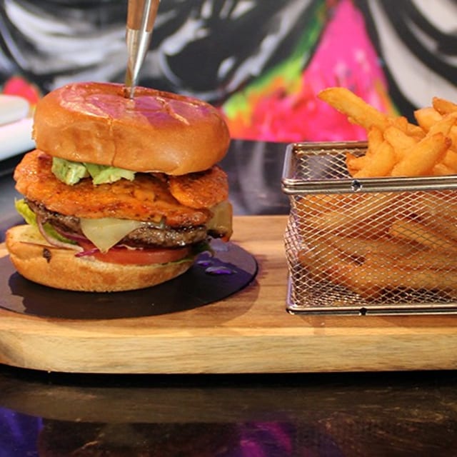 Surf and Turf Burger.